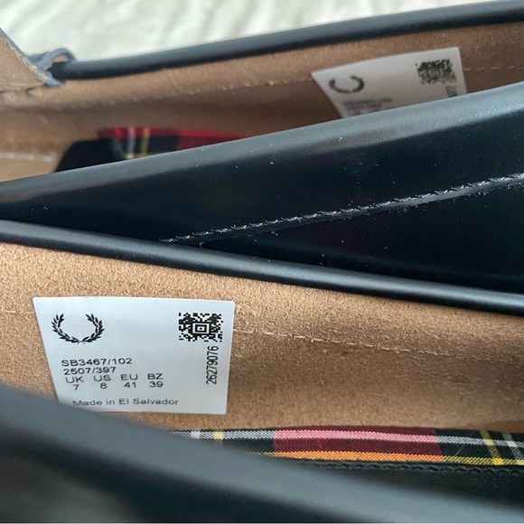 Fred Perry Weejuns Leather Loafers NWT Sz 8 - Picture 4 of 7